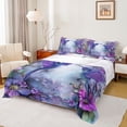 thumbnail image 1 of Homewish Teens Animal Hummingbird Full Size Sheets 4-Piece,Floral Wildlife Breathable Bed Sheets,Chic Purple Flowers Lightweight Sheet Sets,Luxury Bedroom Decor, 1 of 7