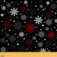 thumbnail image 1 of Homewish Teens Christmas Snowflake Fabric by the Yard 1 Yard, Western Festival Room Decor Fabric by the Yard, Cycle Polkadots Sewing Fabric, Breathable Home Decor, 1 of 6