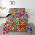 thumbnail image 1 of Homewish Teens Colorful Circle 2pcs Bedding Comforter Set,Abstract Geometric Twin Comforter Sets,Minimalist Mid Century Breathable Bedding Set,Super Cozy Room Decor,Reversible, 1 of 8