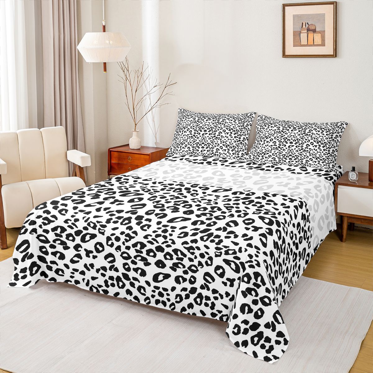 Leopard Print Bed Sheetsnull