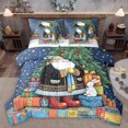 thumbnail image 1 of Homewish Teens Kawaii Gnome Twin Bedding Sets 7-Piece, Dreamy Xmas Tree Bedding Comforter Set, Vintage Western Christmas Reversible Sheet Sets, Luxury Bedroom Decor, 1 of 8