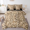 thumbnail image 1 of Homewish Teens Leopard Cheetah Print 7-Piece Twin Bedding Sets,Abstract Geometric Bedding Comforter Set,Animal Print Breathable Sheet Sets,Luxury Bedroom Decor,Reversible, 1 of 8