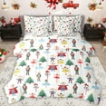 thumbnail image 1 of Homewish Teens Merry Christmas Twin Bedding Sets 7-Piece, Nutcracker Princess Bedding Comforter Set, Cartoon Mouse Guard Reversible Sheet Sets, Ultra Soft Bedroom Decor, 1 of 7