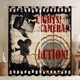 thumbnail image 1 of Homewish Teens Movie Theater Blackout Curtains Set of 2 (52x84 Each),Graffiti Splash Window Curtains,Retro Vintage Curtains and Drapes,Super Cozy Room Decor, 1 of 6