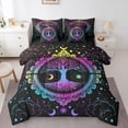 thumbnail image 1 of Homewish Teens Tree Of Life 7-Piece Twin Bedding Sets,Bohemian Theme Bedding Comforter Set,Gradient Universe Galaxy Breathable Sheet Sets,Lightweight Room Decor,Reversible, 1 of 8