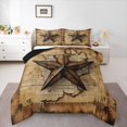 thumbnail image 1 of Homewish Texas Stars Bedding Comforter Set 2pcs for Female Men Adults,Western Theme Twin Comforter Sets Microfiber,Retro Vintage Breathable Bedding Set,Ultra Soft Home Decor,Reversible, 1 of 8