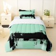 thumbnail image 1 of Homewish Tie Dye Ombre Twin Comforter Sets,Classic Abstract Geometric Bedding Set,Light Green,Reversible,2pcs,1 Comforter and 1 Pillowcase, 1 of 7