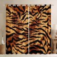 thumbnail image 1 of Homewish Tiger Print Black Out Curtains,Jungle Animal Curtains Pack of 2 (42x63 Each),Rustic Farmhouse Cabin Bedroom Curtains For Boys Kids,Luxury Bedroom Decor, 1 of 6