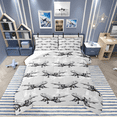 thumbnail image 1 of Homewish Transportation Theme 3 Pieces Queen Comforter Set for Teens Children Boys,Aircraft Airplane Ultra Soft Bedding Sets,Helicopter Military Jet Bedding Comforter Set,Microfiber Bedroom Decor, 1 of 8