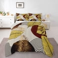 thumbnail image 1 of Homewish Tree Leaves 3 Pieces Queen Comforter Set For Teens Boys Girls,Botanical Plants Ultra Soft Bedding Sets,Mid Century Bedding Comforter Set,Lightweight Room Decor,Reversible, 1 of 8