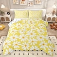 thumbnail image 1 of Homewish Vibrant Yellow Flower Bedding Comforter Set for Kid, Groovy Daisy Floral Twin Comforter Sets, Kawaii Cartoon Theme Reversible Bedding Set, Super Cozy Room Decor, 2-Piece, 1 of 8