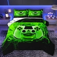 thumbnail image 1 of Homewish Video Game Bedding Comforter Set 2pcs for Kids Children Teens,Abstract Gamepads Twin Comforter Sets Microfiber,Gradient Ombre Breathable Bedding Set,Ultra Soft Home Decor,Reversible, 1 of 8