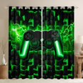 thumbnail image 1 of Homewish Video Game Controller Blackout Curtains,Modern Esports Gamepad Curtains Pack of 2 (42x84 Each), 1 of 6