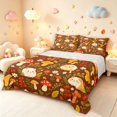 thumbnail image 1 of Homewish Vintage Botanical Mushroom Bed Sheets,Kawaii Guinea Pig Animals Full Size Sheets,4 Pieces,1 Flat Sheet, 1 Fitted Sheet and 2 Pillowcases, 1 of 6