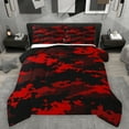 thumbnail image 1 of Homewish Vintage Camo Camouflage Full Size Comforter Sets,Rustic Farmhouse Bedding Comforter Set,Red Black Bedding Sets For Boys Kids,Microfiber Bedroom Decor Reversible,3 Pieces, 1 of 8