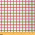 thumbnail image 1 of Homewish Vintage Checkered Teens Fabric by the Yard 1 Yard, Square Abstract Room Decor Fabric by the Yard, Pink Green Plaid Sewing Fabric, Microfiber Bedroom Decor, 1 of 6