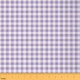 thumbnail image 1 of Homewish Vintage Checkered Teens Fabric by the Yard 1 Yard, Square Rectangle Abstract Room Decor Fabric by the Yard, Chic Purple Plaid Sewing Fabric, Breathable Home Decor, 1 of 6