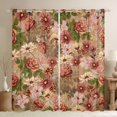 thumbnail image 1 of Homewish Vintage Groovy Flower Curtains Pack of 2 (42x84 Each) for Female, Bohemian Mandala Curtains Blackout, Western French Style Bedroom Curtains, Curtains and Drapes Decor, 1 of 6