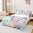 thumbnail image 1 of Homewish Watercolor Butterfly Bed Sheets,Cartoon Flower Floral King Sheets,Gradient Colorful Sheet Set For Girl,4-Piece, 1 of 7