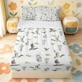 thumbnail image 1 of Homewish Watercolor Mallard Duck Zipper Queen Comforter Set with Fitted Sheet and 2 Pillowcases,Flying Wild Nature Zipper Bedding Set For Boys,Reversible,4pcs, 1 of 7