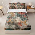 thumbnail image 1 of Homewish Watercolor Tie Dye Zipper Queen Comforter Set with Fitted Sheet and 2 Pillowcases,Abstract Grunge Zipper Bedding Set,Reversible,4pcs, 1 of 8
