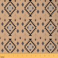 thumbnail image 1 of Homewish Western Tribal Fabric by the Yard 2 Yard,Rustic Aztec Room Decor Fabric by the Yard,Deep Beige Gray Fabric for Sewing For Girls Boys,Microfiber Bedroom Decor, 1 of 6