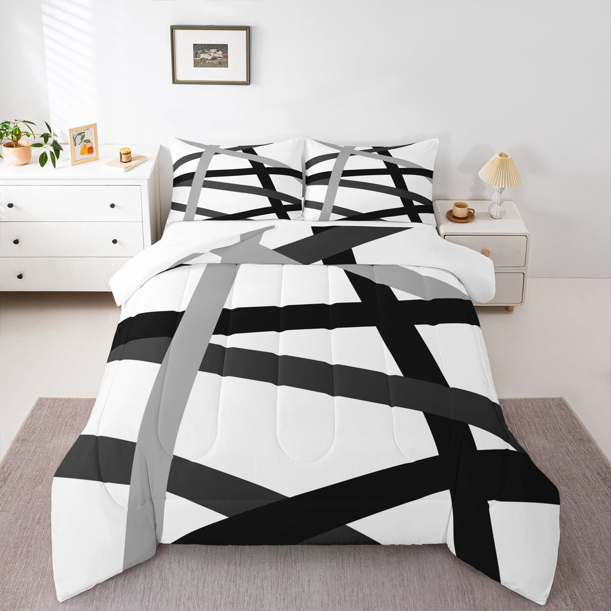 Snapshot of Complete Minimalist Bedding Sets