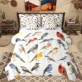 thumbnail image 1 of Homewish Wild Cardinal Bird 7-Piece Twin Bedding Sets,Flying Animal Bedding Comforter Set,Multicolor Birds Sheet Sets For Bots Girls,Ultra Soft Home Decor, 1 of 8