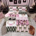 thumbnail image 1 of Homewish Wild Deer Silhouette Bedding Comforter Set,Camouflage Print Bowtie Twin Comforter Sets,Rustic Farmhouse Cabin Bedding Set For Kids,Super Cozy Room Decor Reversible,2pcs, 1 of 8