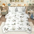 thumbnail image 1 of Homewish Wild Mallard Duck 7-Piece Twin Bedding Sets,Rustic Farmhouse Cabin Bedding Comforter Set,White Gray Sheet Sets For Boys,Breathable Home Decor Reversible, 1 of 8