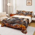 thumbnail image 1 of Homewish Wild Wolves Full Size Sheets,Autumn Fall Maples Bed Sheets,Jungle Animal Sheet Sets For Boy,Breathable Home Decor,4 Pieces, 1 of 7