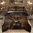 thumbnail image 1 of Homewish Wildlife Deer 2pcs Bedding Comforter Set For Kids Children Teens,Woodland Animal Twin Comforter Sets,Lodge Cabin Breathable Bedding Set,Luxury Bedroom Decor,Reversible, 1 of 8