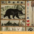 thumbnail image 1 of Homewish Woodland Animal Bear Fabric by the Yard 3 Yard,Rustic Farmhouse Cabin Sewing Fabric,Black Beige Room Decor Fabric by the Yard For Boys,Breathable Home Decor, 1 of 6