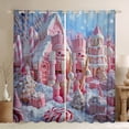 thumbnail image 1 of Homewish Xmas Nutcracker Blackout Curtains Set of 2 (52x84 Each) for Teens Boys Girls,Pink White Window Curtains,Merry Christmas Curtains and Drapes,Super Cozy Room Decor, 1 of 6