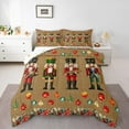 thumbnail image 1 of Homewish Xmas Nutcracker Soldier Bedding Comforter Set,Colorful Christmas Ball Twin Comforter Sets,Happy New Year Bedding Set For Teens,Ultra Soft Home Decor Reversible,2-Piece, 1 of 9