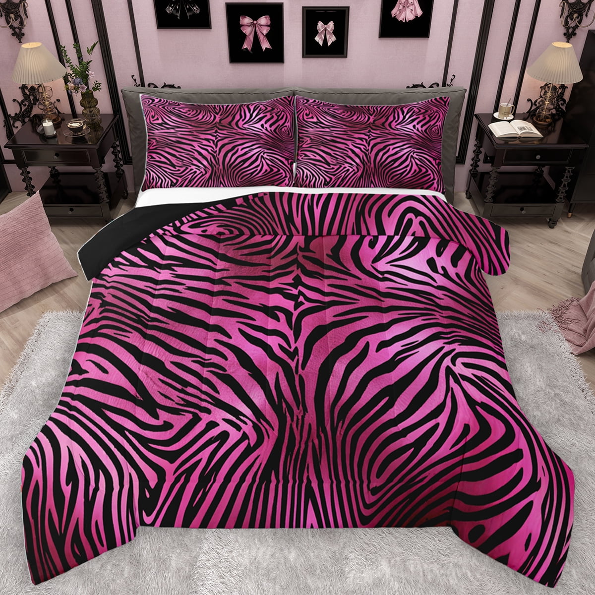 Homewish Zebra Print Queen Comforter Set Safari Animal Bedding Sets homewish-zebra-print-queen-comforter-set-safari-animal-bedding-sets