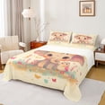 thumbnail image 1 of Homewish Zoo Animal Elephant Full Size Sheets,Watercolor Ink Painting Bed Sheets,Kawaii Butterflies Sheet Sets For Girl Teens,Luxury Bedroom Decor,4pcs, 1 of 7