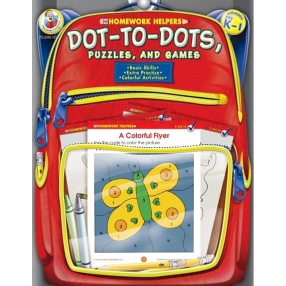 Pre-Owned Dot-To-Dot, Puzzles, and Games, Grades Pk - 1 (Paperback) 0768206898 9780768206890