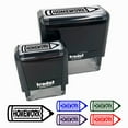 thumbnail image 1 of Homework Pencil School Teacher Self-Inking Rubber Stamp Ink Stamper for Business Office - Red Ink - Large 2-3/4 Inch, 1 of 7