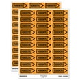 thumbnail image 1 of Homework Pencil School Teacher Sticker Set - Orange - Gloss Finish - 1.75" Medium, 1 of 7