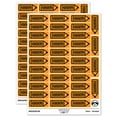 thumbnail image 1 of Homework Pencil School Teacher Sticker Set - Orange - Matte Finish - 1.5" Small, 1 of 7