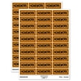 thumbnail image 1 of Homework School Teacher with Border Sticker Set - Orange - Matte Finish - 1.75" Medium, 1 of 7