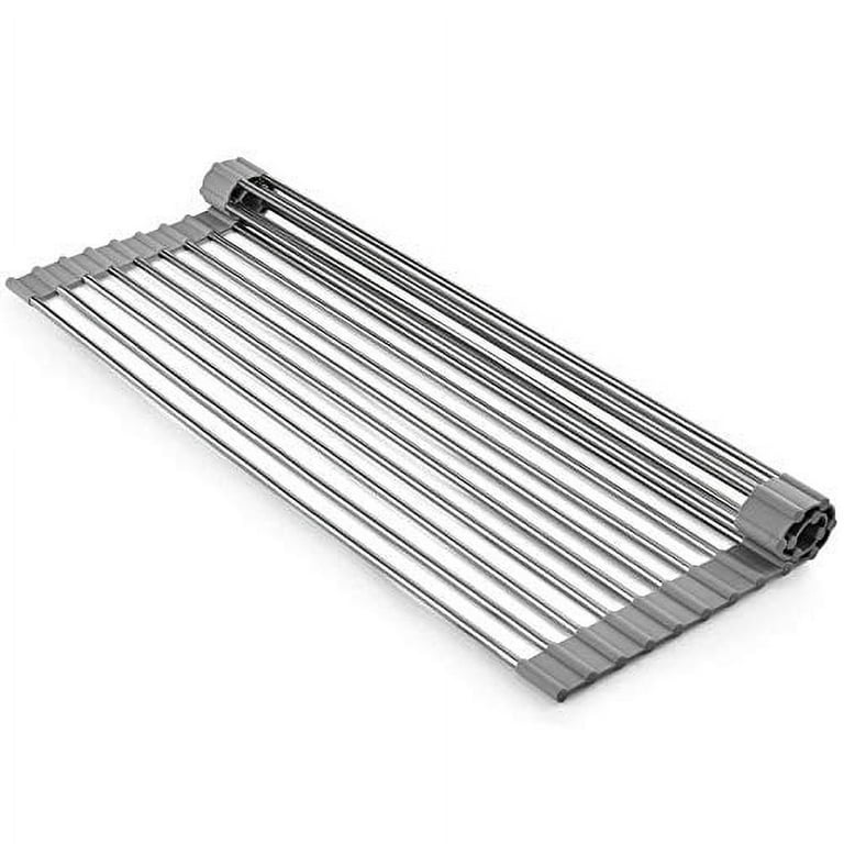 Kitchen Foldable dish drying Rack 304 Stainless Steel,Kitchen