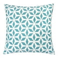 thumbnail image 1 of Homey Cozy 20" Fabric Outdoor Pillow with Aqua Crystal Grid in Spa Blue, 1 of 4
