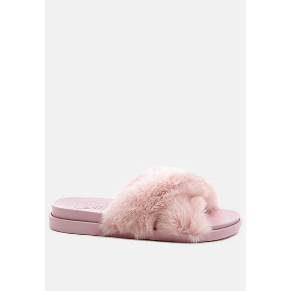 Homey Fur Slip-On Flats