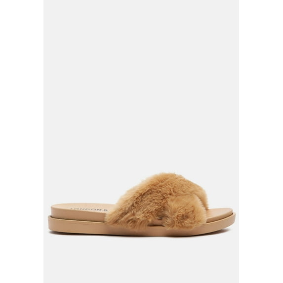 Homey Fur Slip-On Flats