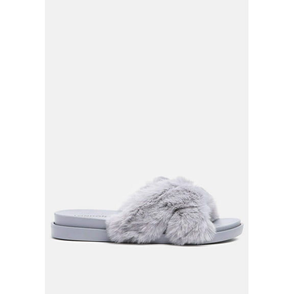 Homey Fur Slip-On Flats