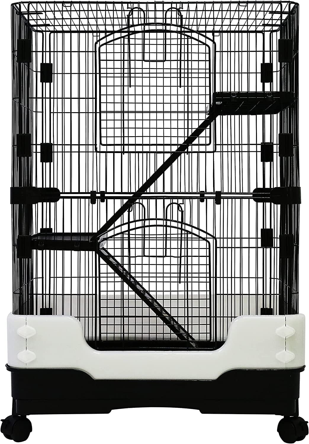 Small Chinchilla Cage Crate Reference: Homey Pet 3 Levels Chinchilla Ferret Pet Crate Small Animals