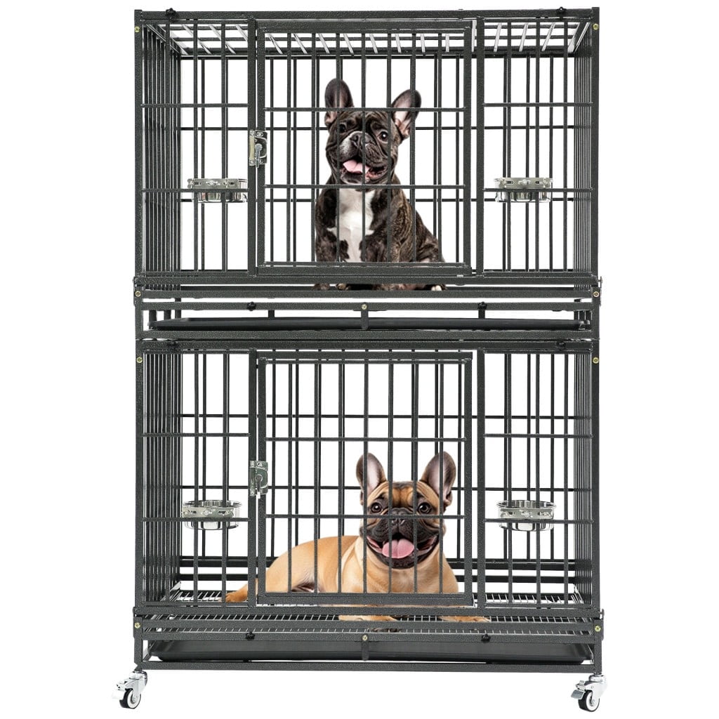 Stackable Kennels Homey Pet, Stackable Heavy Duty Dog Crate, 37 Inch - Walmart.com