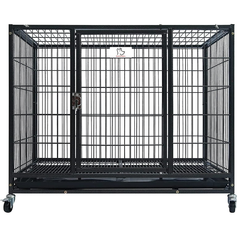 Stackable dog cages cheap